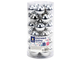 Набор шаров 4см 592498 серебро 30 шт