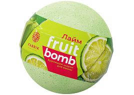 Бомбочки для ванн Бурлящий шар Fabric 120г Лайм