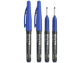 Маркер Deli SK212 синий BLUE удл. пиш. наконечник 2.8мм водостойкий 1цв.