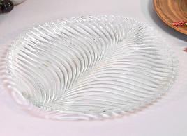 Блюдо стекло 32,5*28,7см LXP103-1/9740