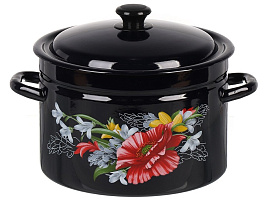 Кастрюля эмаль 8л 41815-203/6-У2 Апрель