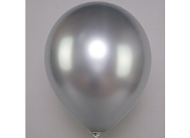 Шар надувной 12 хром серебро (50шт) ч54471