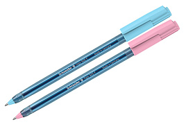 Ручка  Schneider 150510 "Tops 505 F Bubble Gum" синяя, 0,8мм, прозрачный корпус