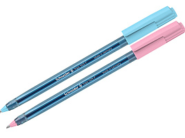 Ручка  Schneider 150510 "Tops 505 F Bubble Gum" синяя, 0,8мм, прозрачный корпус
