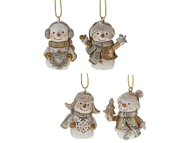 Подвеска полистоун Снеговик 791666