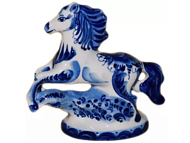 *СГ Сувенир Гжель Лошадь 6034 12,5*14*6см