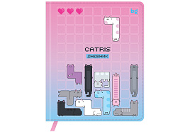 Дневник универс. D5h48_64465 "Catris", иск. кожа (балакрон), печать, ляссе