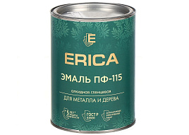 Эмаль ПФ-115 салатная 0,8кг Erica