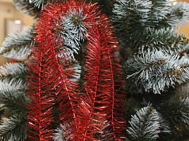 Мишура №5 М-103 красная