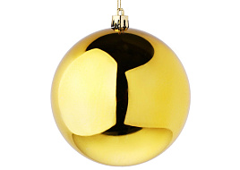 Шар 10см 372-593 золото 1шт