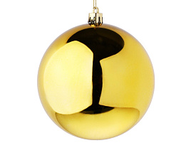 Шар 10см 372-593 золото 1шт