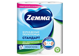 Полотенце бум. Zemma 2шт 7349