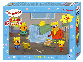 Пазл 104эл. Три кота. Зимние каникулы 82264