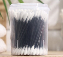 Ватные палочки Soft Care Black&White 100шт банка 2827