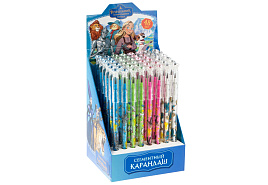 Карандаш ч/гр сегментный Мульти-Пульти SP_65605 "Волшебник Изумрудного города", с топпером-кристаллом, ассорти, шоу-бокс