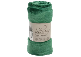 Плед-покрывало 120*150 Silvano микрофибра зеленый 503356/8442