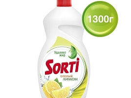 Средство для посуды Капля-Сорти  1,3л.Лимон