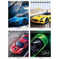 Блокнот 40л. ArtSpace Б6к40гр_41935 на гребне "Гонки. Sport cars"