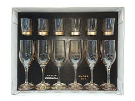 Набор подарочный 160/1022/05/5426 Золотистый мед 12пр