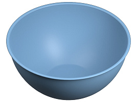 Миска пластик 1,7л H1-01-52/7530 лазурный