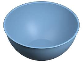 Миска пластик 1,7л H1-01-52/7530 лазурный