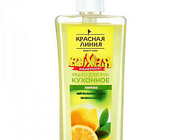 Мыло жидкое Красная линия 500мл Кухонное Лимон