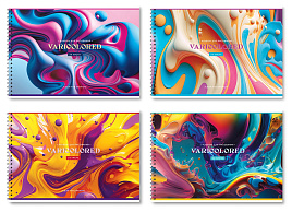 Альбом для рисования 24л. на спирали BG АР4гр24 12839 "Радужные краски"