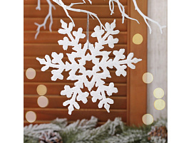 Фигурка Снежинка 201-5359 Бабочка-снежинка