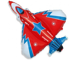 Шар надувной фольгированный Самолет Истребитель F-309