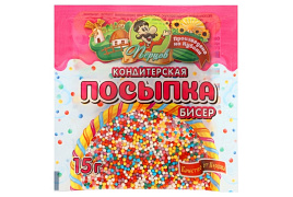 Пасха Посыпка для кулича Бисер 15гр 10980403/458695