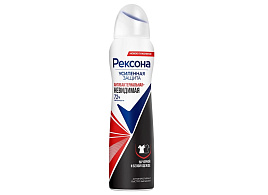 Дезодорант Rexona 150мл Невидимый на черном и белом аэрозоль женский М