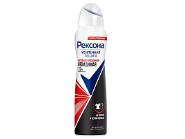 Дезодорант Rexona 150мл Невидимый на черном и белом аэрозоль женский М