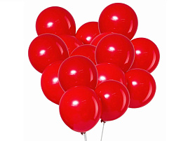 Шар надувной 12 пастель темно-красный (50шт) Ч54751