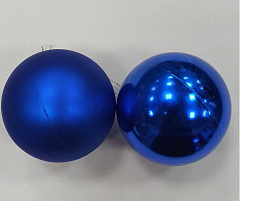 Шар 8см S0139-4 Синий 1шт