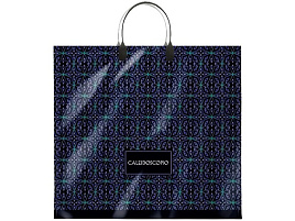 Пакет петля с пласт.ручкой 34*37 Каледойскоп