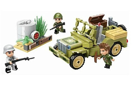 Конструктор брик 21011 Военная машина 264дет