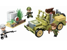 Конструктор брик 21011 Военная машина 264дет