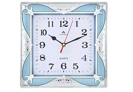 Часы настенные Atlantis 25*25 TLD-35094 синие
