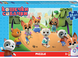 Пазл 24 Maxi Кошечки и собачки 90081