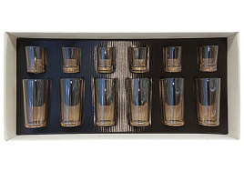 Набор подарочный 1256/1022/05/6607 Золотистый мед (6стаканов+6стопок)