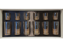 Набор подарочный 1256/1022/05/6607 Золотистый мед (6стаканов+6стопок)