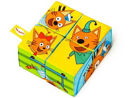 Мякиши-кубики 768 Три кота. Собери картинку