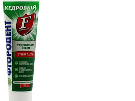 Зубная паста Фтородент 125г Кедровый б/ф(Аванта)631/2033