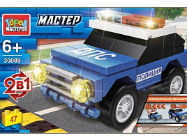 Конструктор Брик 30089-JS Полицейская машина 2в1 47дет