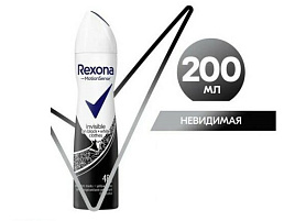Дезодорант Rexona  200мл Невид.на черн.и белом ж.аэр(Unilever)2208