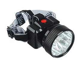 Фонарь налобный от аккумулятора Ермак LED 328-047