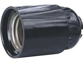 Патрон E27 подвесн. карб. 06584