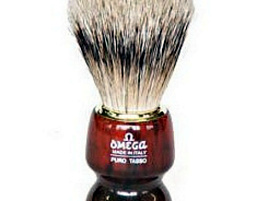 Помазок для бритья  Омега(Etemra)в футл.0181