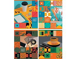 Тетрадь 96л.  Т5ск96_лг 11121 "Мой офис", глянцевая ламинация