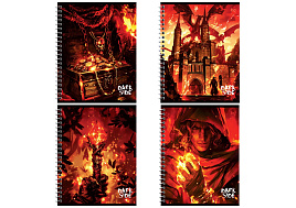 Тетрадь 48л. на спирали  Т5гр48 63522 "Темная сторона", эконом